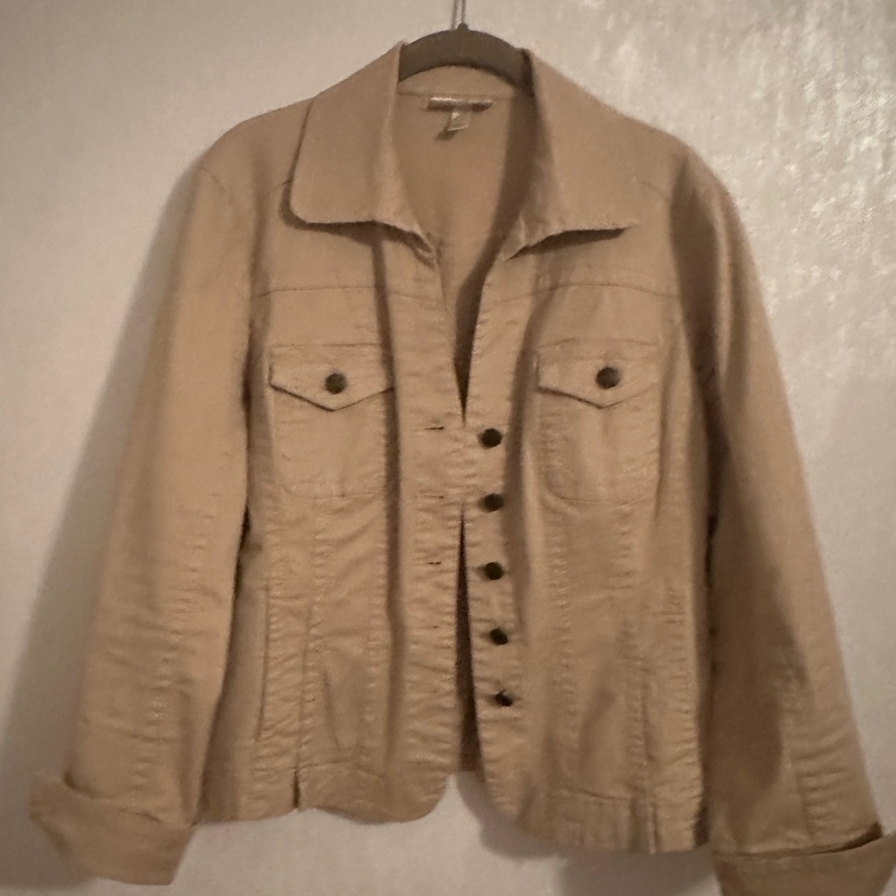 Dress Barn khaki jacket
